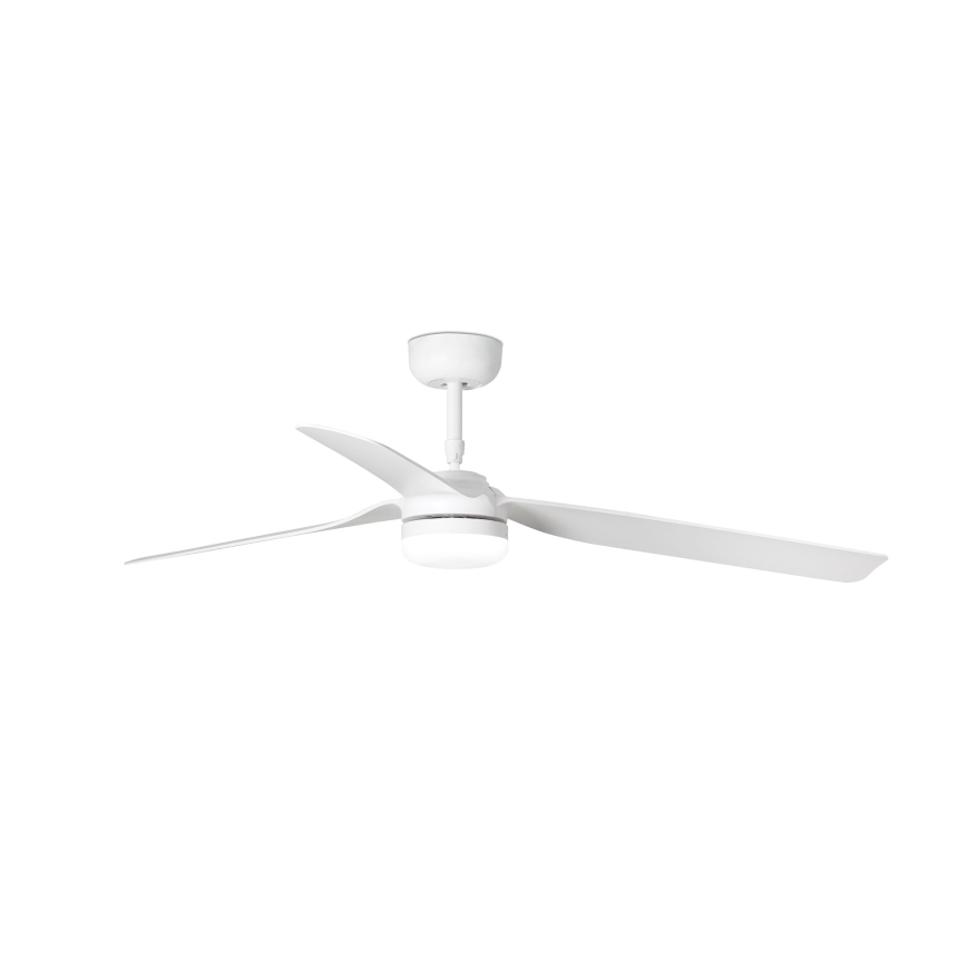 FARO 33814WT-20 - LED stmievateľný stropný ventilátor PUNT M LED/18W/230V 2700/3000/4000K biela priemer 132 cm Wi-Fi Tuya + diaľkové ovládanie