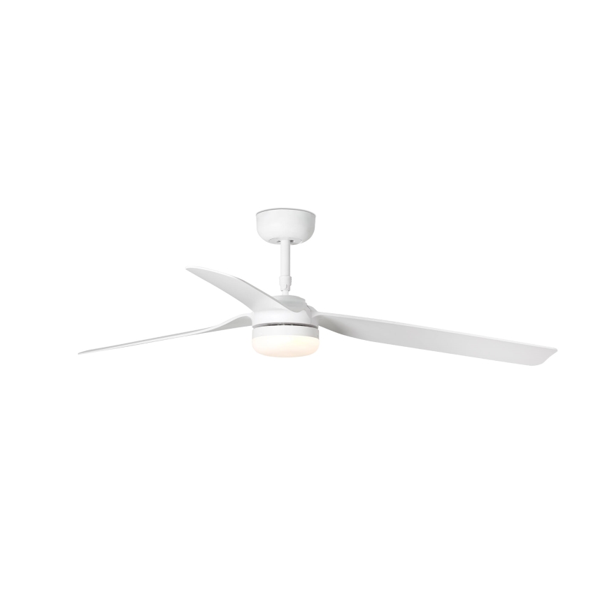 FARO 33814WT-20 - LED stmievateľný stropný ventilátor PUNT M LED/18W/230V 2700/3000/4000K biela priemer 132 cm Wi-Fi Tuya + diaľkové ovládanie