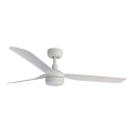 FARO 33814WT1S - LED stmievateľný stropný ventilátor PUNT M LED/18W/230V 2700/3000/4000K pr. 132 cm biela Wi-Fi Tuya + diaľkové ovládanie