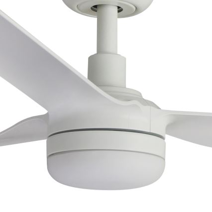 FARO 33814WT1S - LED stmievateľný stropný ventilátor PUNT M LED/18W/230V 2700/3000/4000K pr. 132 cm biela Wi-Fi Tuya + diaľkové ovládanie