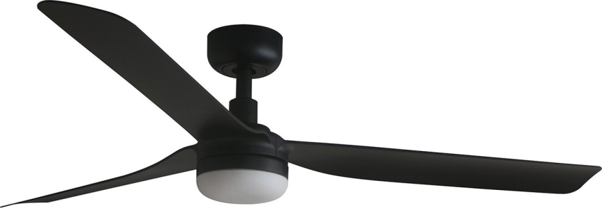 FARO 33815WT-21 - LED Stmievateľný stropný ventilátor PUNT M LED/18W/230V 3000/4200/6500K čierna pr. 132 cm Wi-Fi Tuya + diaľkové ovládanie