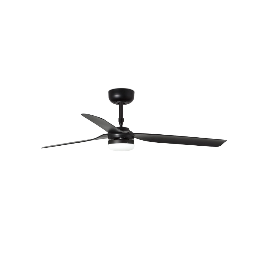 FARO 33815WT-21 - stmievateľný LED stropný ventilátor PUNT M LED/18W/230V 2700/3000/4000K čierny priemer 132 cm Wi-Fi Tuya + diaľkové ovládanie
