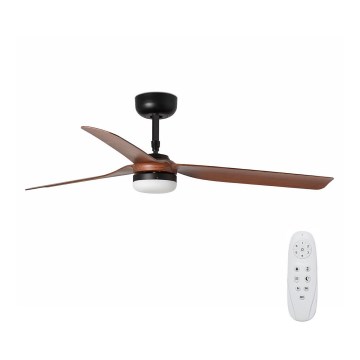 FARO 33817-21 - LED Stropný ventilátor PUNT LED/24W/230V 3000/4000/6500K hnedá/čierna + diaľkové ovládanie