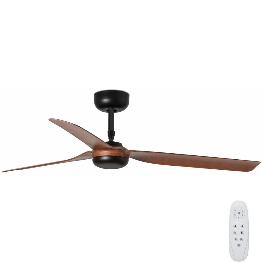 FARO 33817 - Stropný ventilátor PUNT hnedá/čierna pr. 130 cm + diaľkové ovládanie