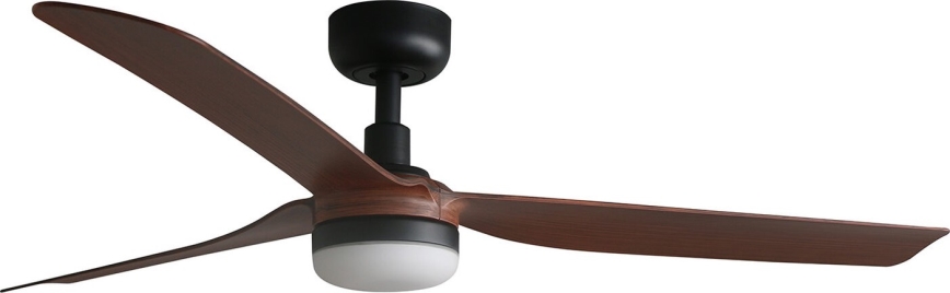 FARO 33817WT-21 - LED Stmievateľný stropný ventilátor PUNT M LED/18W/230V hnedá/čierna pr. 132 cm Wi-Fi Tuya + diaľkové ovládanie