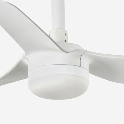 FARO 33820-1TW - LED stmievateľný stropný ventilátor MINI PUNT s LED/10W 2700/3000/4000K biely, priemer 90 cm + diaľkové ovládanie