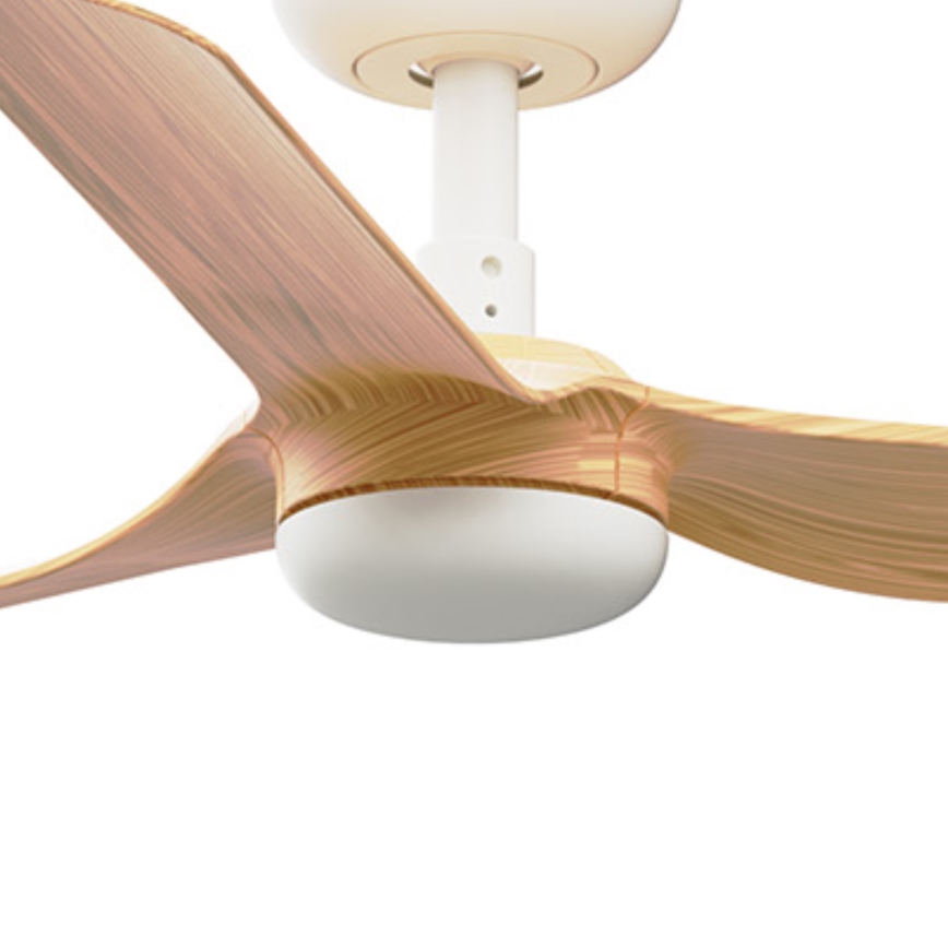 FARO 33821 - Stropný ventilátor MINI PUNT S hnedá/biela pr. 90 cm + diaľkové ovládanie