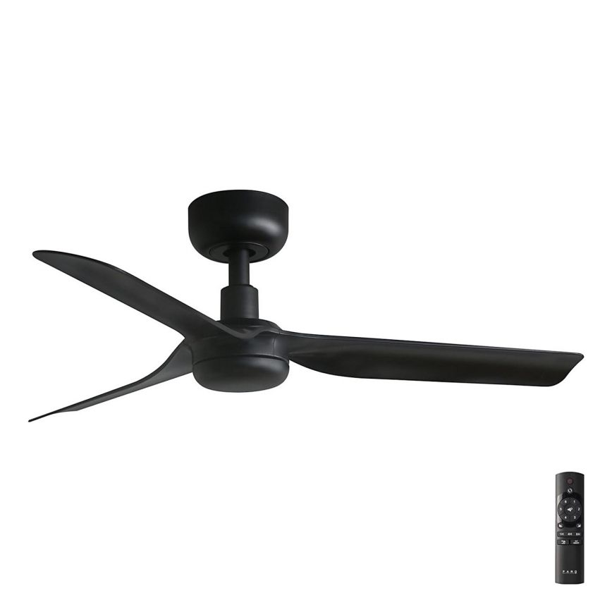 FARO 33822 - Stropný ventilátor MINI PUNT S čierna pr. 90 cm + diaľkové ovládanie