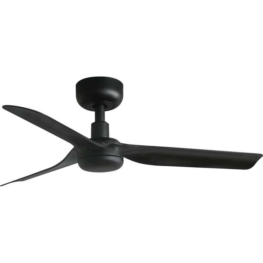 FARO 33822WT - Stropný ventilátor MINI PUNT S čierna pr. 90 cm Wi-Fi Tuya + diaľkové ovládanie
