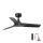 FARO 33825WP - Stropný ventilátor HEY S čierna pr. 90 cm SMART + diaľkové ovládanie