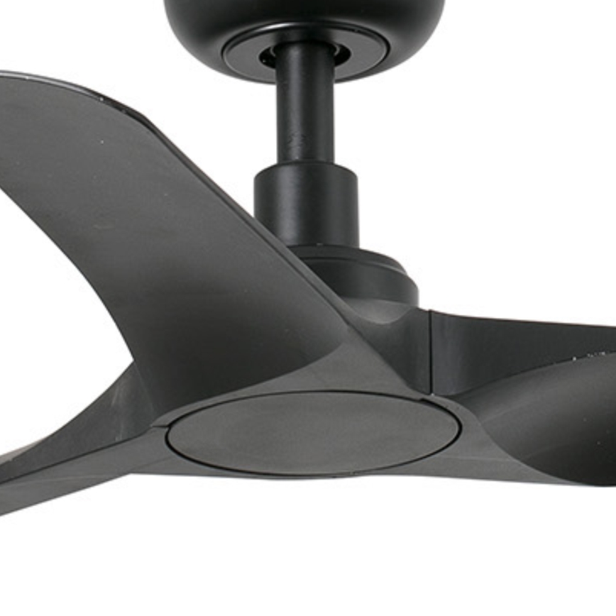 FARO 33825WP - Stropný ventilátor HEY S čierna pr. 90 cm SMART + diaľkové ovládanie