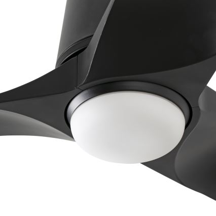 FARO 33827WT-1TW - LED Stmievateľný stropný ventilátor HEY TUB S LED/10W/230V 2700/4000/6000K čierna pr. 90 cm Wi-Fi Tuya + diaľkové ovládanie