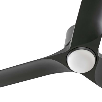 FARO 33827WT1S - LED stmievateľný stropný ventilátor HEY TUB s LED/10W/230V 2700/3000/4000K priemer 90 cm čierna Wi-Fi Tuya + diaľkové ovládanie