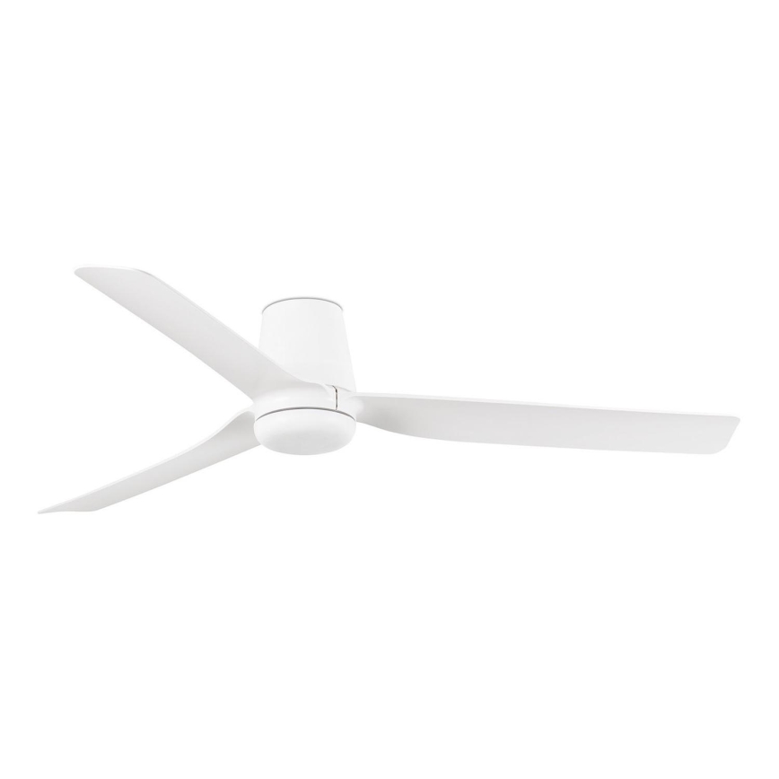 FARO 33828 - Stropný ventilátor PUNT TUB M biela pr. 130 cm + diaľkové ovládanie