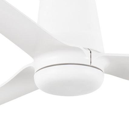 FARO 33828 - Stropný ventilátor PUNT TUB M biela pr. 130 cm + diaľkové ovládanie
