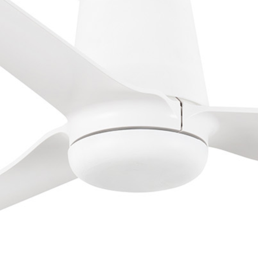 FARO 33828 - Stropný ventilátor PUNT TUB M biela pr. 130 cm + diaľkové ovládanie