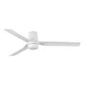 FARO 33828WT1S - LED stmievateľný stropný ventilátor PUNT TUB M LED/18W/230V 2700/3000/4000K priemer 132 cm biela Wi-Fi Tuya + diaľkové ovládanie
