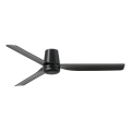 FARO 33830 - Stropný ventilátor PUNT TUB M čierna pr. 130 cm + diaľkové ovládanie