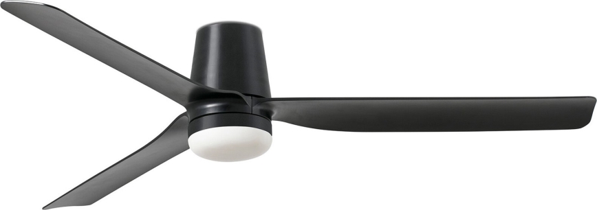 FARO 33830WT-1TW - LED Stmievateľný stropný ventilátor PUNT TUB M LED/18W/230V 3000/4200/6500K čierna pr. 132 cm Wi-Fi Tuya + diaľkové ovládanie
