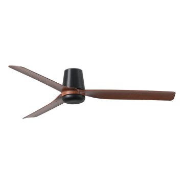 FARO 33831 - Stropný ventilátor PUNT TUB M hnedá/čierna pr. 130 cm + diaľkové ovládanie
