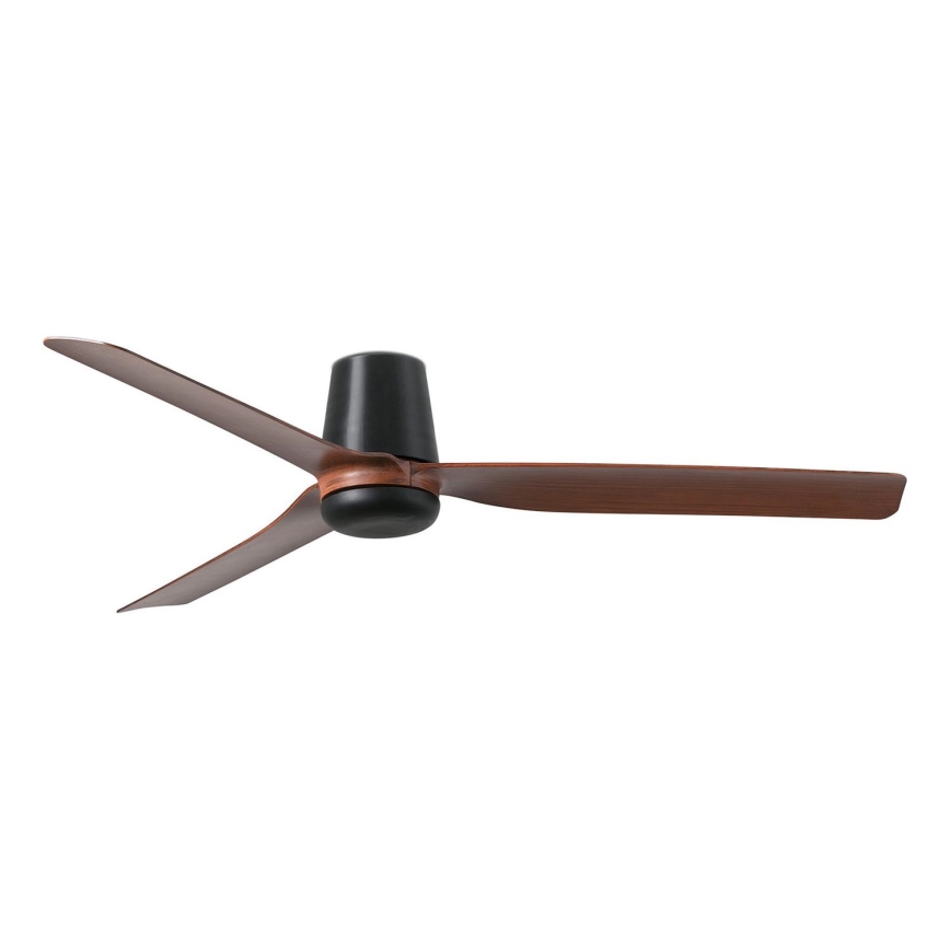 FARO 33831 - Stropný ventilátor PUNT TUB M hnedá/čierna pr. 130 cm + diaľkové ovládanie
