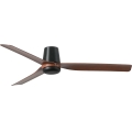 FARO 33831WT - Stropný ventilátor PUNT TUB M hnedá/čierna pr. 132 cm Wi-Fi Tuya + diaľkové ovládanie