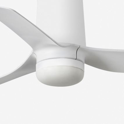 FARO 33832-1TW - LED stmievateľný stropný ventilátor MINI PUNT TUB s LED/10W/230V 2700/3000/4000K priemer 90 cm biela + diaľkové ovládanie