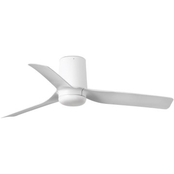 FARO 33832 - Stropný ventilátor MINI PUNT TUB S biela pr. 90 cm + diaľkové ovládanie