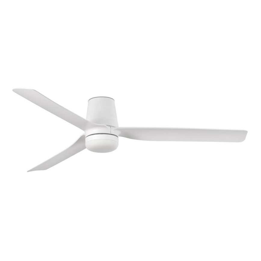 FARO 33832WT-1TW - LED Stmievateľný stropný ventilátor MINI PUNT TUB S LED/10W/230V 2700/4000/6000K biela pr. 90 cm Wi-Fi Tuya + diaľkové ovládanie