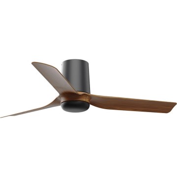 FARO 33835 - Stropný ventilátor MINI PUNT TUB S hnedá/čierna pr. 90 cm + diaľkové ovládanie