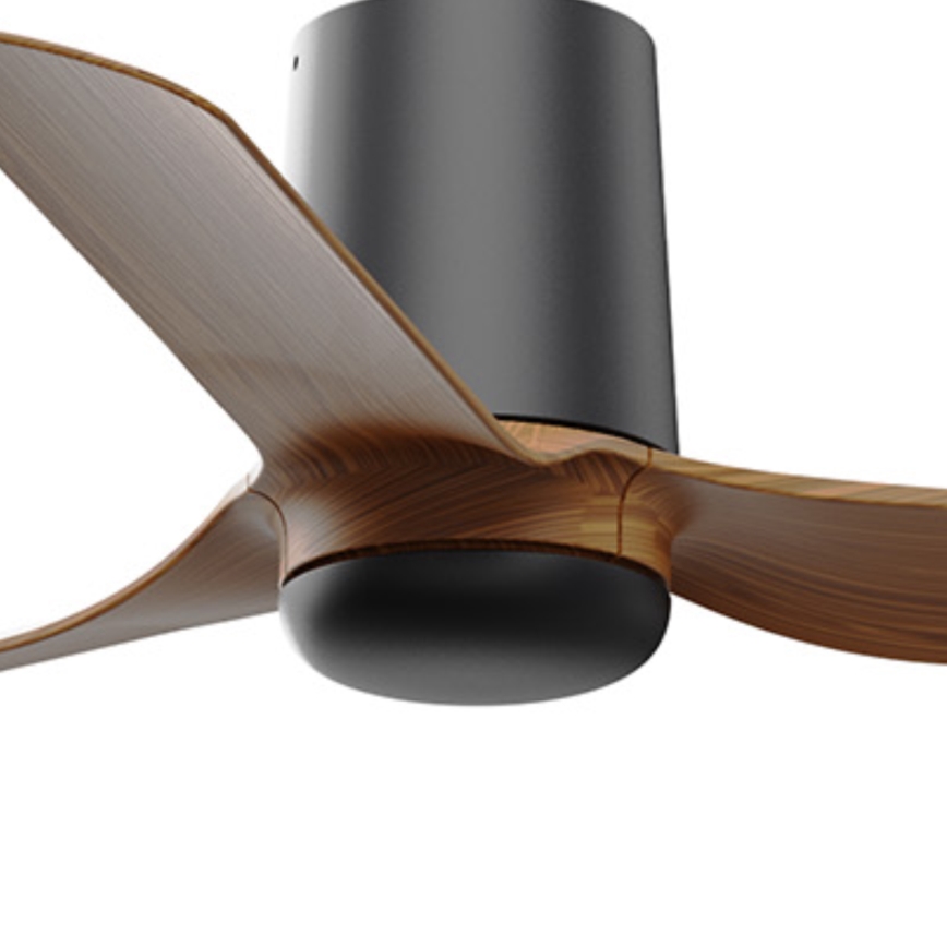 FARO 33835 - Stropný ventilátor MINI PUNT TUB S hnedá/čierna pr. 90 cm + diaľkové ovládanie