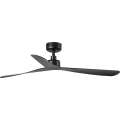 FARO 34196 - Stropný ventilátor ROCKER M pr. 132 cm čierny + diaľkové ovládanie
