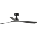 FARO 34196WT - Stropný ventilátor ROCKER M priemer 132 cm čierny Wi-Fi Tuya + diaľkové ovládanie