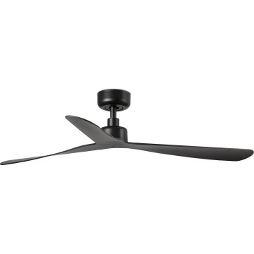 FARO 34196WT - Stropný ventilátor ROCKER M priemer 132 cm čierny Wi-Fi Tuya + diaľkové ovládanie