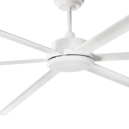 FARO 34202-130 - LED Stropný ventilátor ROTTERDAM XL LED/32W/230V biela pr. 200 cm + diaľkové ovládanie