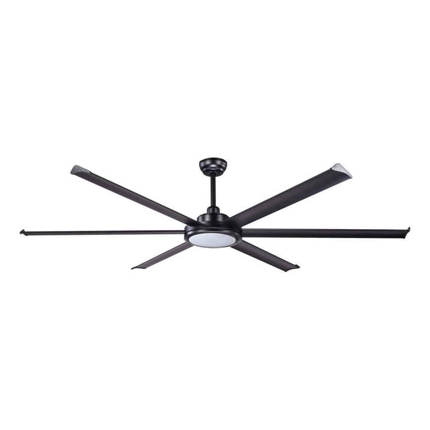 FARO 34203-130 - LED Stropný ventilátor ROTTERDAM XL LED/32W/230V čierna pr. 200 cm + diaľkové ovládanie