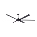 FARO 34203 - Stropný ventilátor ROTTERDAM XL čierna pr. 200 cm + diaľkové ovládanie