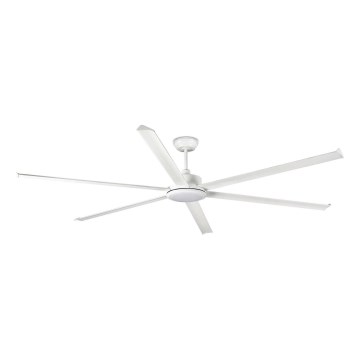 FARO 34206-130 - LED Stmievateľný stropný ventilátor ROTTERDAM XXL LED/32W/230V biela pr. 250 cm + diaľkové ovládanie