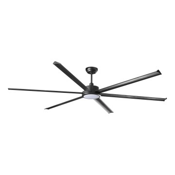 FARO 34207-130 - LED Stmievateľný stropný ventilátor ROTTERDAM XXL LED/32W/230V čierna pr. 250 cm + diaľkové ovládanie