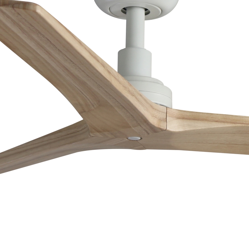 FARO 34281 - Stropný ventilátor KLIM S hnedá/biela pr. 92,5 cm + diaľkové ovládanie