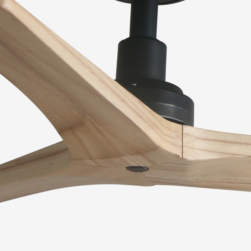 FARO 34284 - Stropný ventilátor KLIM S hnedá/čierna pr. 92,5 cm + diaľkové ovládanie