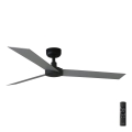 FARO 34286 - Stropný ventilátor CRUISER L čierna pr. 132 cm + diaľkové ovládanie