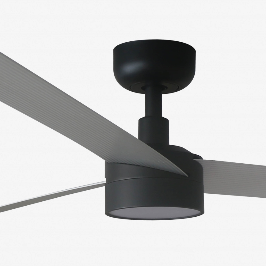 FARO 34287-1TW - LED Stmievateľný stropný ventilátor CRUISER XL LED/18W/230V 2700/4000/6500K pr. 160 cm čierna/šedá + diaľkové ovládanie