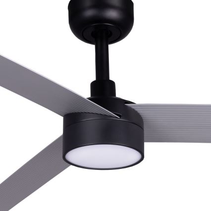 FARO 342871S - LED stmievateľný stropný ventilátor CRUISER XL LED/18W/230V 2700/3000/4000K priemer 160 cm sivá/čierna + diaľkové ovládanie