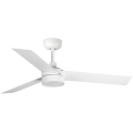 FARO 34288WT1S - LED stmievateľný stropný ventilátor CRUISER S LED/18W/230V 2700/3000/4000K pr. 106 cm biela Wi-Fi Tuya + diaľkové ovládanie