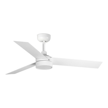 FARO 34288WT1S - LED stmievateľný stropný ventilátor CRUISER S LED/18W/230V 2700/3000/4000K pr. 106 cm biela Wi-Fi Tuya + diaľkové ovládanie