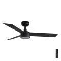 FARO 34289-1TW - LED stmievateľný stropný ventilátor CRUISER s LED/18W/230V 2700/3000/4000K pr. 106 cm čierny + diaľkové ovládanie