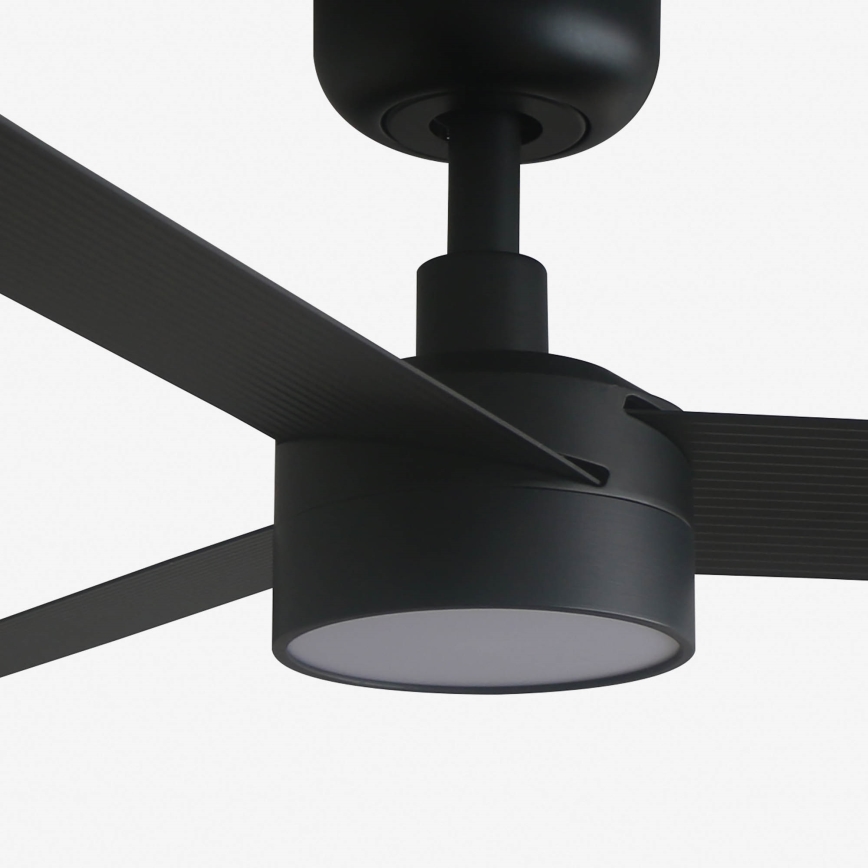 FARO 34289-1TW - LED stmievateľný stropný ventilátor CRUISER s LED/18W/230V 2700/3000/4000K pr. 106 cm čierny + diaľkové ovládanie