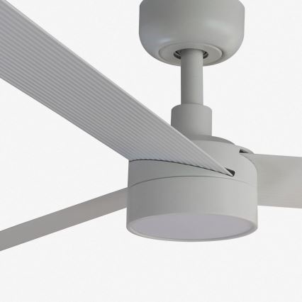 FARO 34290-1TW - LED Stmievateľný ventilátor CRUISER LED/20W/230V 2700/4000/6500K pr. 132 cm biela + diaľkové ovládanie