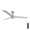 FARO 34290-1TW - LED stmievateľný ventilátor CRUISER LED/20W/230V 2700/3000/4000K pr. 132 cm biela + diaľkové ovládanie